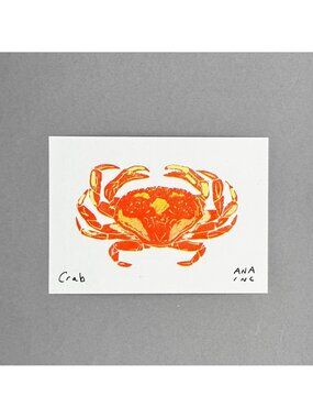 Ana Inciardi Crab Mini Art Print